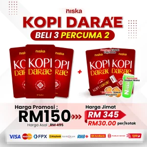 Set Jimat - 3 Kotak Percuma 2 Kotak
